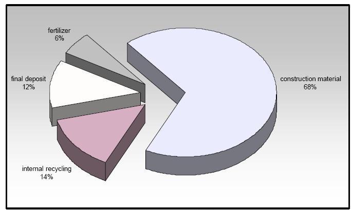 圖 2.5 德國煉鋼爐石利用狀況 (2001) 31 圖 2.6 鋼碴材料在日本的再利用情況 (2005) 31 2.