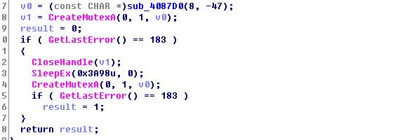 0x04: 如果参数为 g, 实现进程守护, 如父进程被结束, 将重新启动 0x05: 通过互斥量,