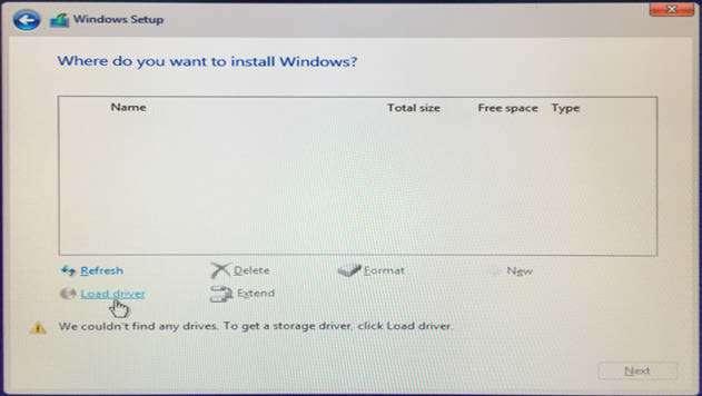 步驟 3: Windows 安裝 A.