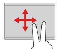 使用触摸手势点击用一根手指点击轨迹板上的任意位置可选择或打开某个项目