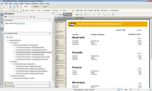 通过新的语义层 提升的直接访问 SAP NetWeaver BW