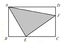 课 堂 笔 记 如 右 图, 三 角 形 ABC 中, AD=2BD, AD=EC, BC=18. 三 角 形 AFC 的 面 积 和 四 边 形 DBEF 的 面 积 相 等. 那 么 AB 的 长 度 是 多 少?