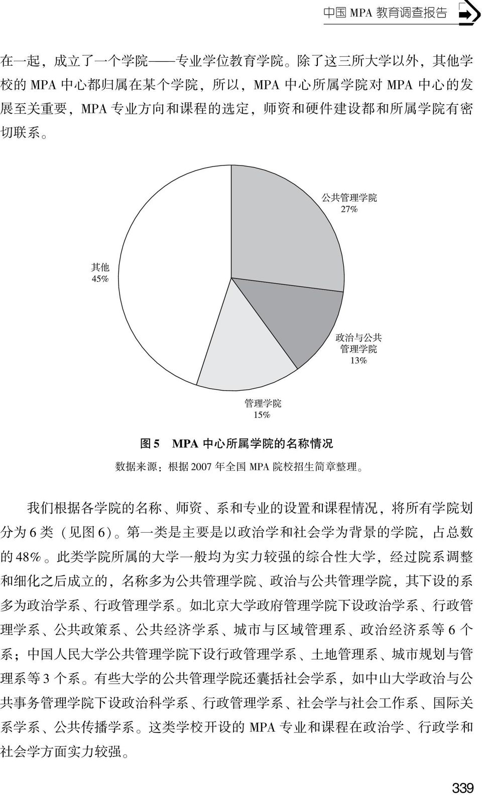 学 为 背 景 的 学 院, 占 总 数 的 48% 此 类 学 院 所 属 的 大 学 一 般 均 为 实 力 较 强 的 综 合 性 大 学, 经 过 院 系 调 整 和 细 化 之 后 成 立 的, 名 称 多 为 公 共 管 理 学 院 政 治 与 公 共 管 理 学 院, 其 下 设 的 系 多 为 政 治 学 系 行 政 管 理 学 系 如 北 京 大 学 政 府 管 理 学 院 下