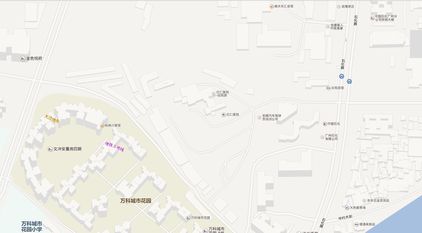 广 州 亿 仁 医 院 图 1-1 广 州 亿 仁 医 院 地 理 位 置 图 1.2.