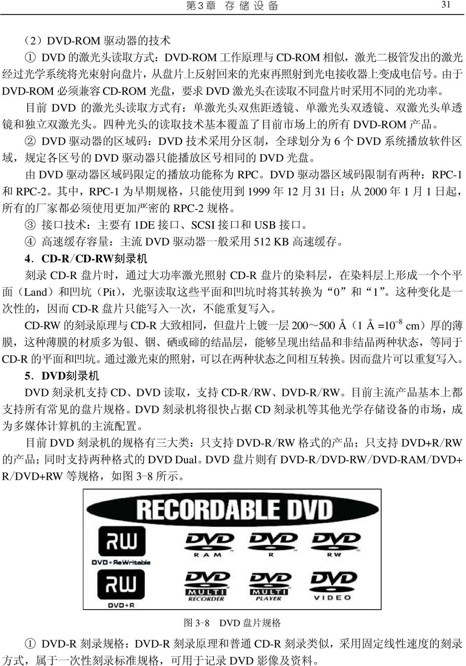 的 所 有 DVD-ROM 产 品 2 DVD 驱 动 器 的 区 域 码 :DVD 技 术 采 用 分 区 制, 全 球 划 分 为 6 个 DVD 系 统 播 放 软 件 区 域, 规 定 各 区 号 的 DVD 驱 动 器 只 能 播 放 区 号 相 同 的 DVD 光 盘 由 DVD 驱 动 器 区 域 码 限 定 的 播 放 功 能 称 为 RPC DVD 驱 动 器 区 域 码 限