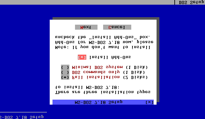 PCM- 3587 20 完 全 安 装 /DOS 命 令 / 最 小