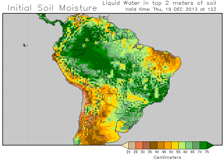 从历年南美产区的天气状况来看, 容易出问题的地方主要是阿根廷, 从当前的土壤情况来看, 阿根廷产区处于偏干旱的状态 图 20: 南美大豆产区 2
