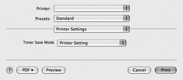 並減少列印每一頁的支出, 並且不會顯著地降低列印品質 某些印表機不支持此功能 - Printer Setting ( 印表機設定 ): 當您選擇此選項, 此功能將由您在印表機控制面板所做的設定而決定 某些印表機不支援此功能 - On ( 開啟 ):