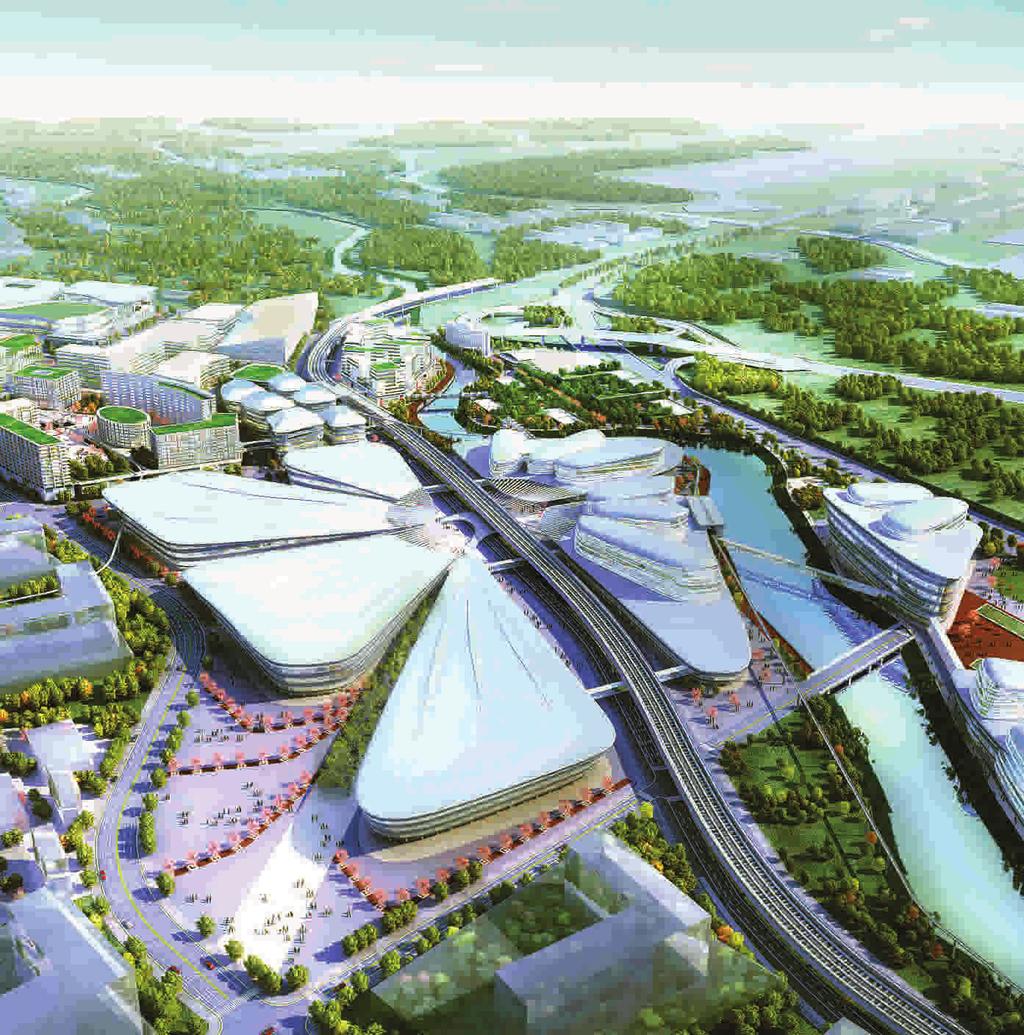 Cover story Smart Cities One architectural conception of how the area near Taoyuan International Airport may be developed.