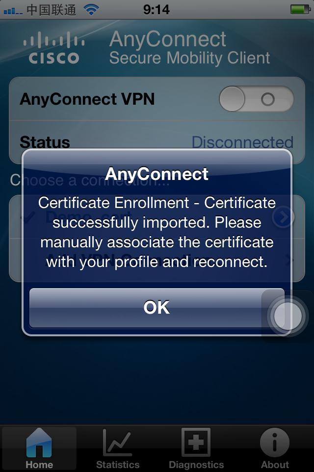 Certificate 与 VPN Connection 进行关联 : 5) 进入 VPN