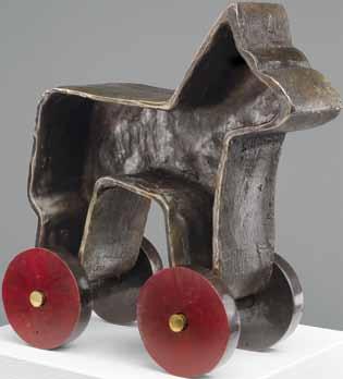 Wolfgang Gregor Trojan dog Bronze