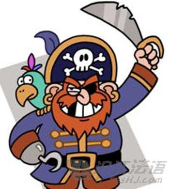 伤不起的海盗海盗船长 Le capitaine d'un navire corsaire vient d'enrôler un mousse.