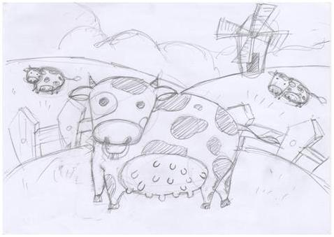 2. 乳牛區草稿與建模