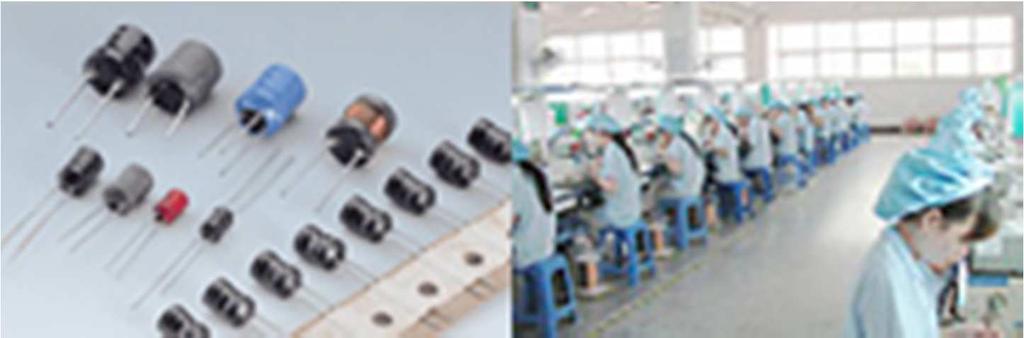 Introduced firstly the Conformal Coated Inductors (Color Code Inductors) in Taiwan Market & fully adopted auto production equipment to achieve low cost/high