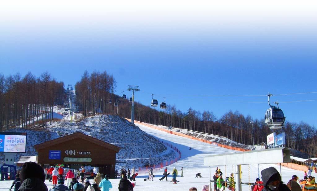 韓國江原道第 10 屆 High One Go Go Ski & Snow Festival 5 天冬日閃耀滑雪之旅 KSSS05 指定出發日期 : 2017 年 12 月 17 日 ;2018