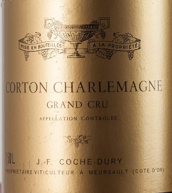 5195 5196 5197 J. F. Coche-Dury, Corton-Charlemagne 1992 Grand Cru, Côte de Beaune Sign of old seepage. Very slightly damaged capsule. Very slightly damaged label. Level 3.