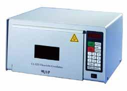 紫外線應用設備 Viewing Cabinets CL-1000 CL-1000 UV CrossLinker 採微電腦控制之光學回饋系統, 可自動補償燈光老化 能量不足等問題 具 preset 能量 (120000µ joules) 或時間 (5 分鐘