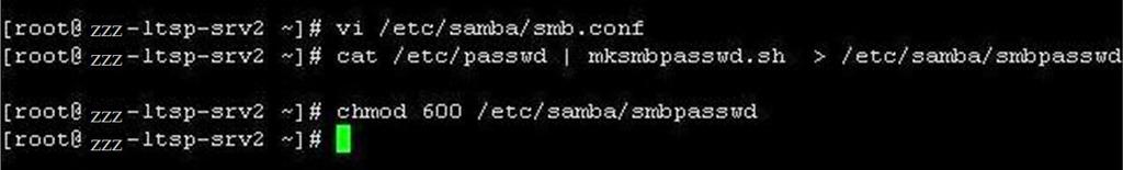 ( ) : I. vi /etc/samba/smb.