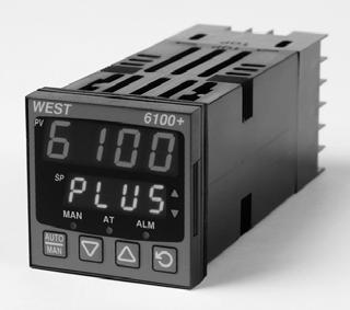 West P6100 1/16 DIN 通用型过程控制器 籍其友好的用户界面 强大的技术功能以及灵活的现场配置,West P6100 在温控与过程控制领域表现出卓越的性能 无跳线配置 自整定 自动检测硬件 加热 / 冷却操作 过程和回路报警 设定点斜率 Modbus 和 ASCII 通讯 远程 / 双设定点可选 技术指标 特点 控制类型 自动 / 手动 输出配置 报警类型 人机界面 PID