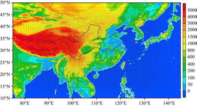1 期 刘景卫等 : 变网格大气模式对 1998 年东亚夏季风异常的模拟研究 15 ( 图 2a), 夏季的雨带分布呈 西南 东北 走向, 降水大值区主要集中在青藏高原东南侧 华南 长江中下游 台湾及其周边地区, 以及韩国和日本南部, 总体从东南向西北递减,