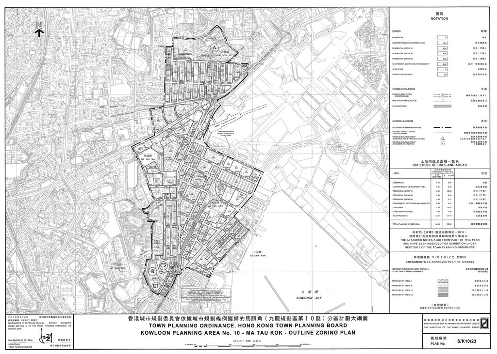OUTLINE ZONING PLAN RELATING TO
