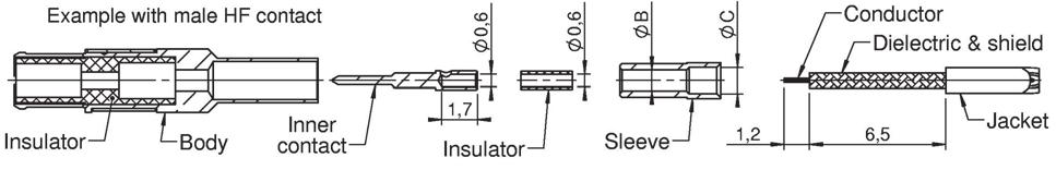 HF CONTACTS CRIMP INSTRUCTIONS IC30HF01 Example
