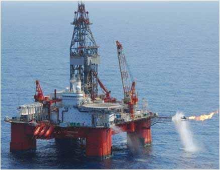 Testing of Offshore Oil Exploration 测试 The Purpose of Testing 测试的目的 1. Ascertain formation fluid property and output capacity; 确定地层流体性质及产出能力 2.