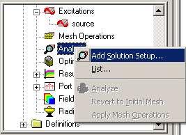 Solution Setup In this section a solution must be defined to display the desired data.