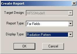 Create Reports Next, the far field will be