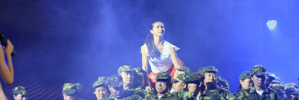在深圳大剧院参演本土原创舞剧 四月的海 参演了省级一等奖舞蹈 军营绒花, 先后被评为第 26 届大运会 优秀志愿者