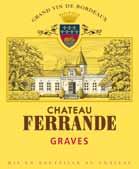 Château de Chantegrive 鸣雀酒庄 Château Ferrande 斐兰德酒庄 Graves 庄主 : Lévêque 家族 Graves 庄主 : Châteaux 及 Domaines Castel 带着格拉夫分为的, 由洋槐木建造的,