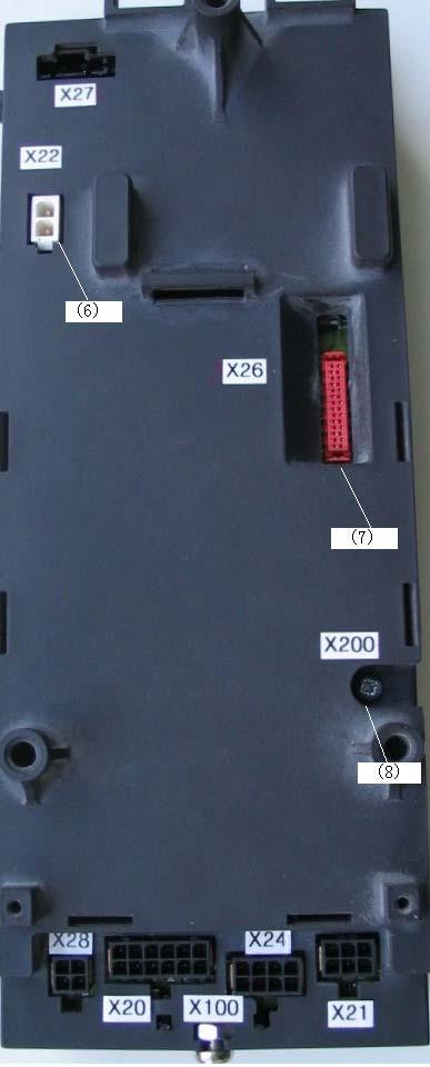 N-/g- 互感器 (3) X20 测量互感器 1 (4) X28 测量互感器 2 (5) X27 5 针
