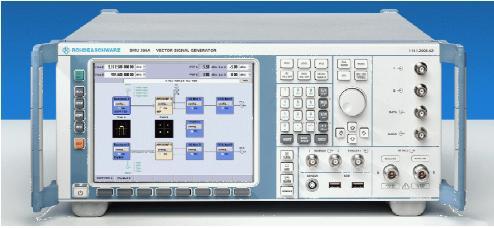 R&S 信号源 SMU200A 特点 : 图形化的操作界面, 支持鼠标操作, 内置有 20Gb 硬盘, 在线帮助功能.