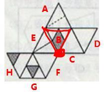 D 项有两种解法 : 解法一 :AB 面构成 180 的边可以重合,