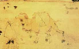 这个人极有可能不 画所描绘的内容则有些凭空想象 因为它们竟然 是一位外国商人 而是一位外国的奴隶 14 让我们看到了可以四平八稳地摆放在骆驼背上的 众所周知 根据已有考古发掘和历史记载 聚宝盆 据埃尔弗里德 雷杰那 克瑙尔记载 早在公元前三世纪 中国就依靠外国商人和中介 的提供来获得异域物品和奢华珍宝 在汉代 这 些物品已经包括了象牙 犀牛角 镜子 琥珀