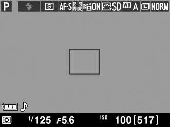 A 即时取景 / 动画录制显示选项按下 R 按钮可按以下顺序在显示选项中循环 圆圈所示的区域表示动画画面裁切边缘 显示照片指示 显示动画指示 (0 49) * 隐藏指示 * 取景网格 * *