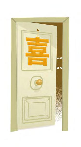 EXPRESIONES Cuando se acercaba el Año Nuevo chino, el profesor comentó en clase la costumbre china de colgar en las puertas de las casas el caracter chino 福 (fú), que simboliza la buena suerte,