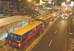 Or end up with some low efficiency BRTs solutions BRT Jakarta - Indonesia Lima Peru Bogotá before Transmilenio São Paulo - Brasil