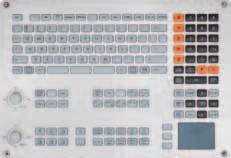 15 显示器和键盘 BF 750 彩色液晶纯平显示器 ID 785 080-01 重量约 4 kg 电源 : 24 V DC / 约 50 W 15.
