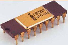 世界上第一片 8 位微处理器 Intel 8008 集成度为 3500 个晶体管 工作频率为 200K 赫兹 字长为 4 位或 8 位,