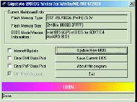 GA-7VRX/GA-7VRXP H BIOS BIOS OS Win9X @BIOS " Tools" 2. "@BIOS Writer V.1.08n 1. "Gigabyte Utilities" (1) (2) " " (3) 1. I.