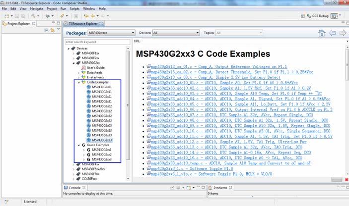 的 CPU 以及外围模块, 包括寄存器配置, 工作模式的详细介绍和使用说明 ; 同时可以找到的是该系列的 Datasheet, 数据手册是与具体的型号相关, 所以在 datasheet 的子目录中会看到具体不同型号的数据手册 ; 最后在这里还可以找到的是参考代码 图 2.5.