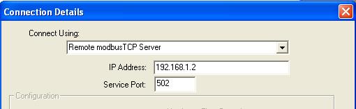 图 8 设置 Modscan32 的通讯参数 设置寄存器地址, 本例中读取压力变送器 P280 的 PV 值 ( 寄存器地址