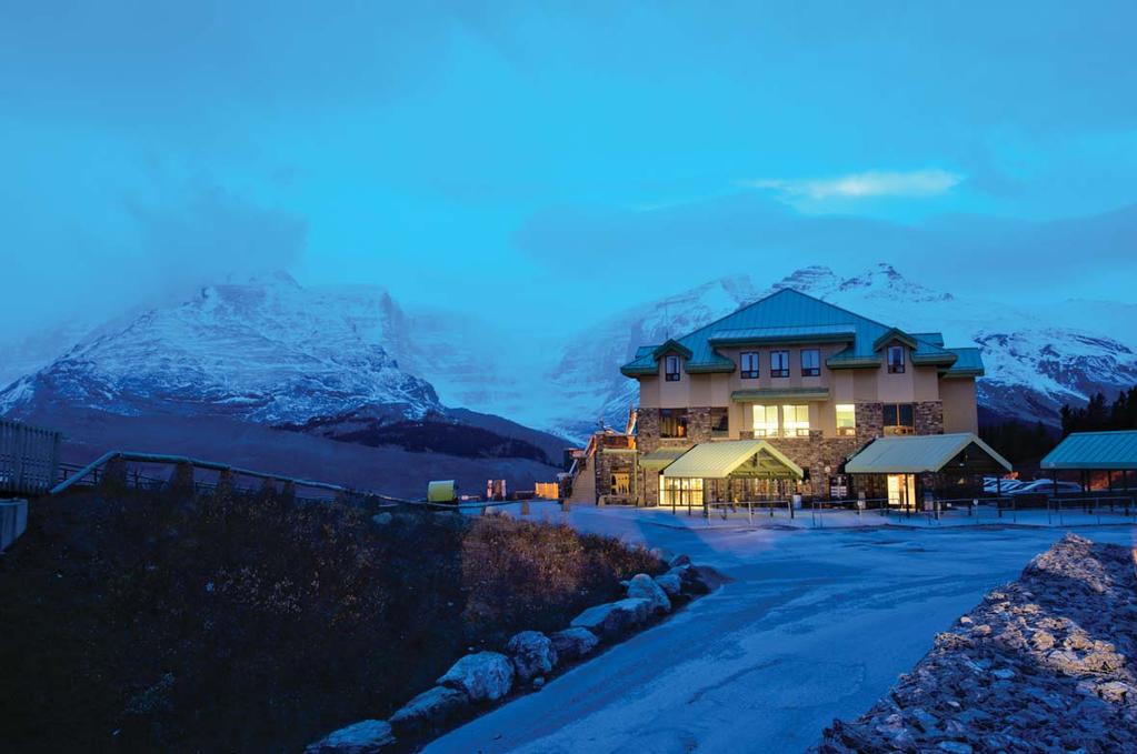住宿 : Glacier View Inn ly overnight at the icefield 盡早報名, 成為全球 1/32 幸運兒! 獨享皓月當空繁星閃爍 Limited 32 rooms!