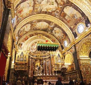 7 聖朱利安灣 ~ 華雷塔 ~ 聖約翰大教堂 ~ 梅迪那 ~ 乘船暢遊藍洞 St. Julian s Bay ~ Valletta ~ St.