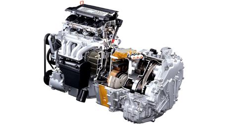 圖 5 Honda IMA 混合動力系統 ( 左 ) 與其馬達 / 發電機 ( 右 ) 來源 :GREENCAR.