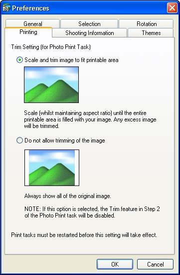 打印設定 拍攝資訊設定 簡介 使用 [ 相片打印 (Photo