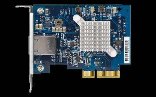 透過 PCIe 擴充 10GbE 網路 720 540 2 x 10GbE, TS-251B 2 x SFP+ 672 LAN-10G2SF-MLX 1 x 10GBASE-T QM2-2S10G1T QM2-2P10G1T (MB/s) 360 435 1 x