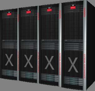 Oracle Exadata 一种新的架构打破数据带宽瓶颈 Exadata 减少信道运送数据量 查询处理被移到存储端, 显著的减少了发送到服务器的数据, 从而减轻了服务器 CPUs 负荷 Exadata 拥有更多信道 由组件存储 单元 (Cell)