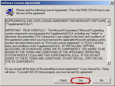 Step 8: The Print End User Legal Agreement screen will appear.